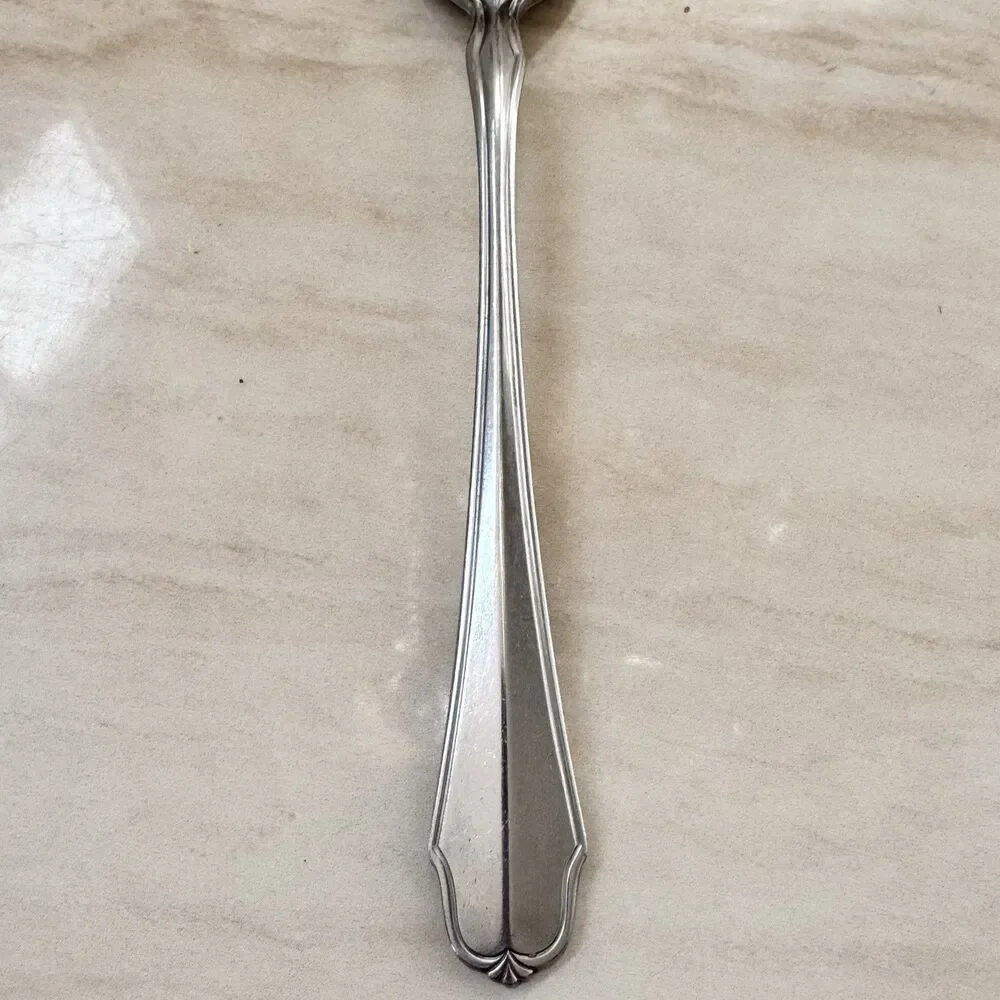 3pc STANLEY ROBERTS Corteland Stainless Soup Spoon 6 7/8” Rogers Outlined Korea